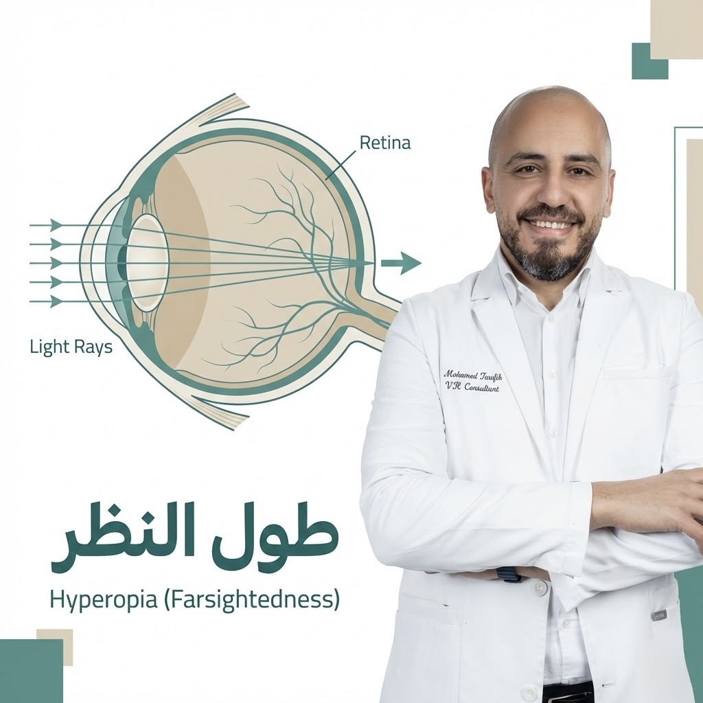 رمز طول النظر